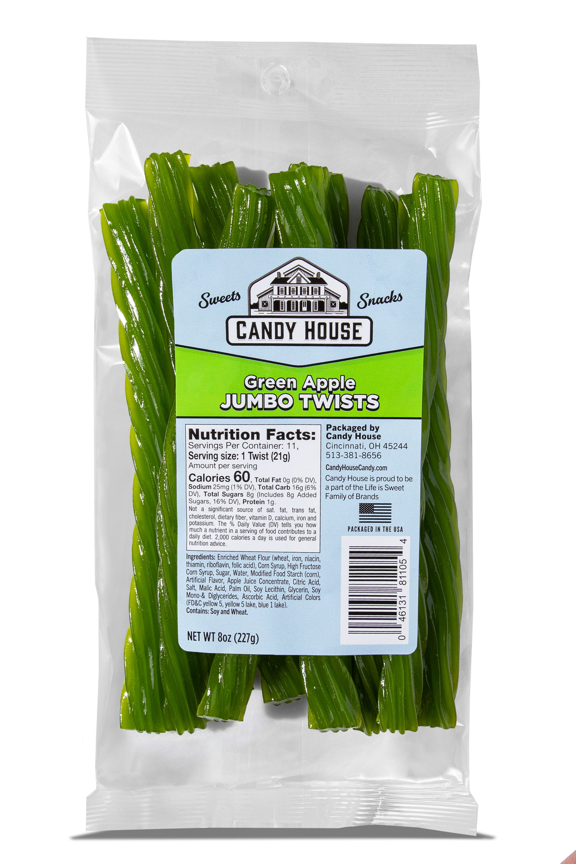 Green Apple Licorice Twists – Doscher's Candy Co.