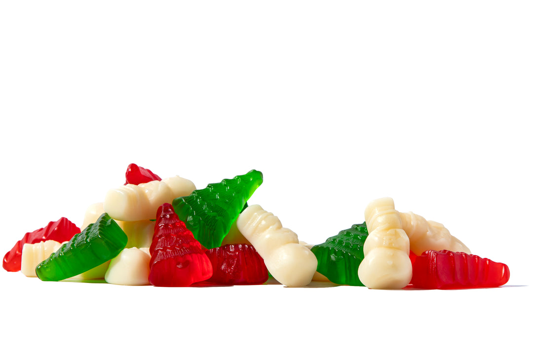 Christmas Gummi Snowmen and Trees (6oz)