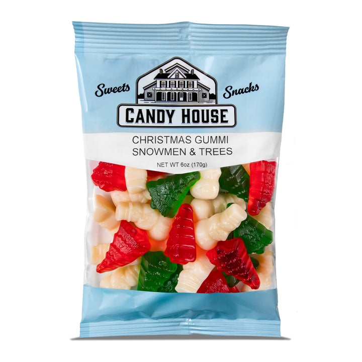 Christmas Gummi Snowmen and Trees (6oz)