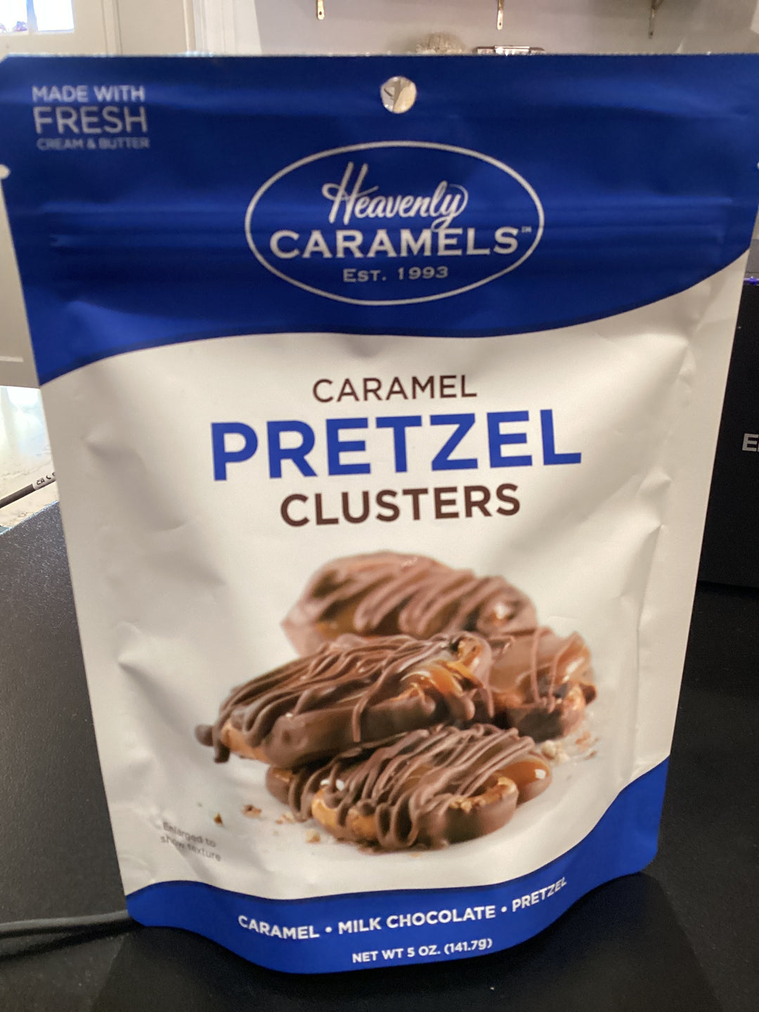 Heavenly Caramels Caramel Pretzel Clusters